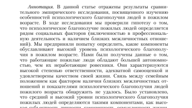 Photo of Психологическое благополучие в пожилом возрасте